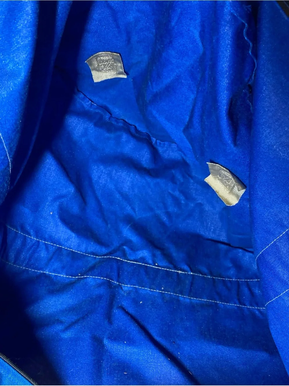 Eastpak Large Canvas Duffle Bag - USA Made Vintage 1980s Blue